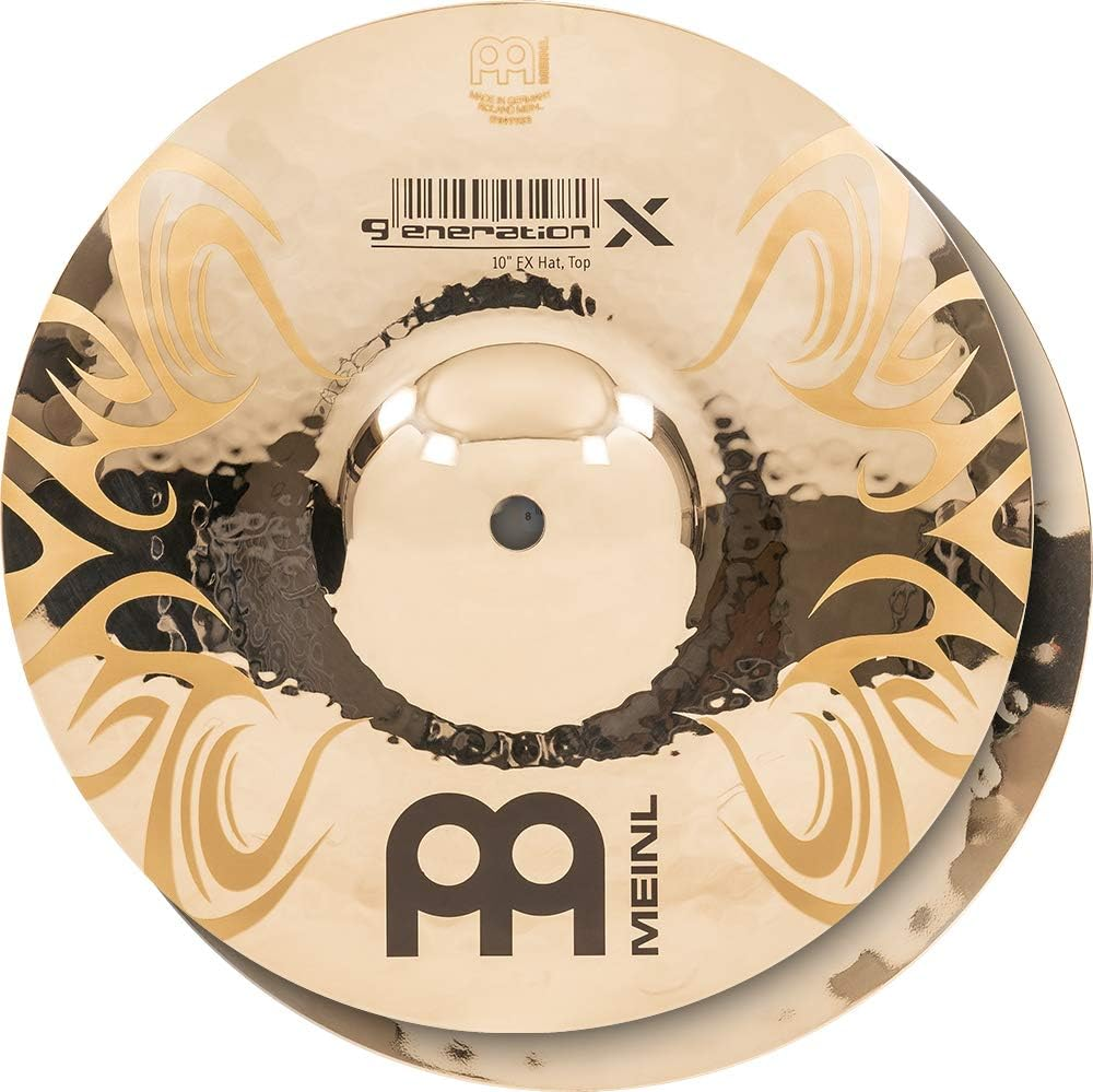 MEINL GX-10FXH Minel Generation X Series High Hat Cymbal 10" FX Hat Pair image number 3