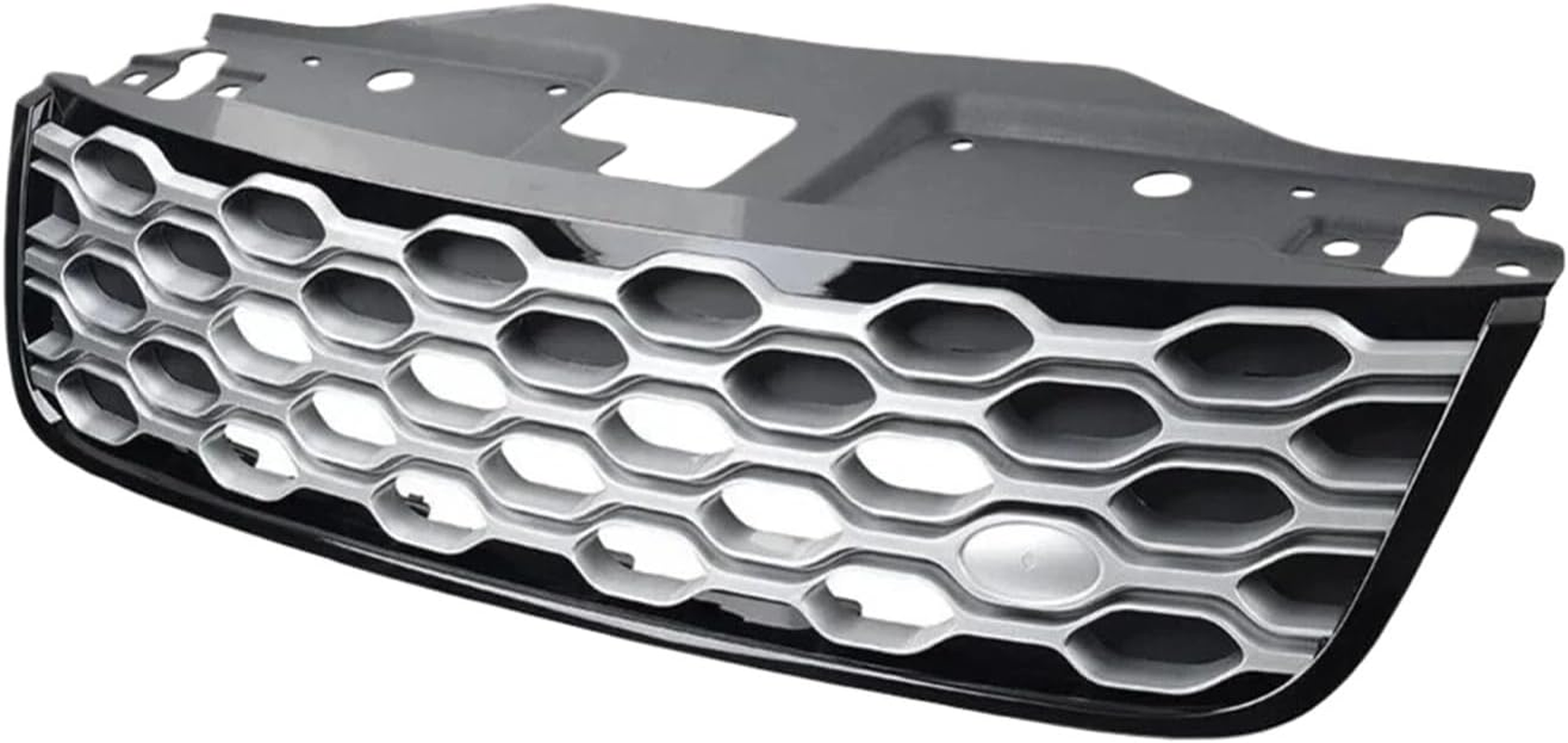 Front Bumper Grille Honeycomb Style Mesh Vent Replacement Parts Car Accessories Compatible for Land Rover Discovery 5 L462 2017-2023(Honeycomb Silver) image number 6