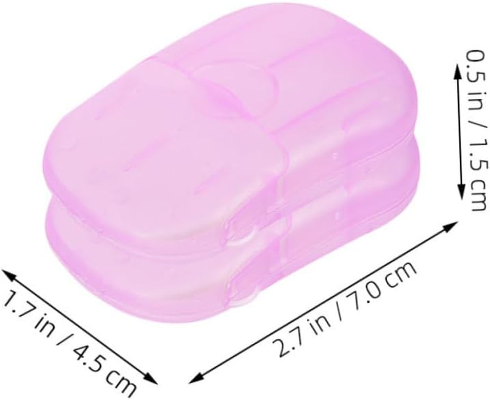 HANABASS Portable Paper Soap Sheets Travel Hand Cleaning Soap Sheets for Camping Safe Refreshing Compact Box Package