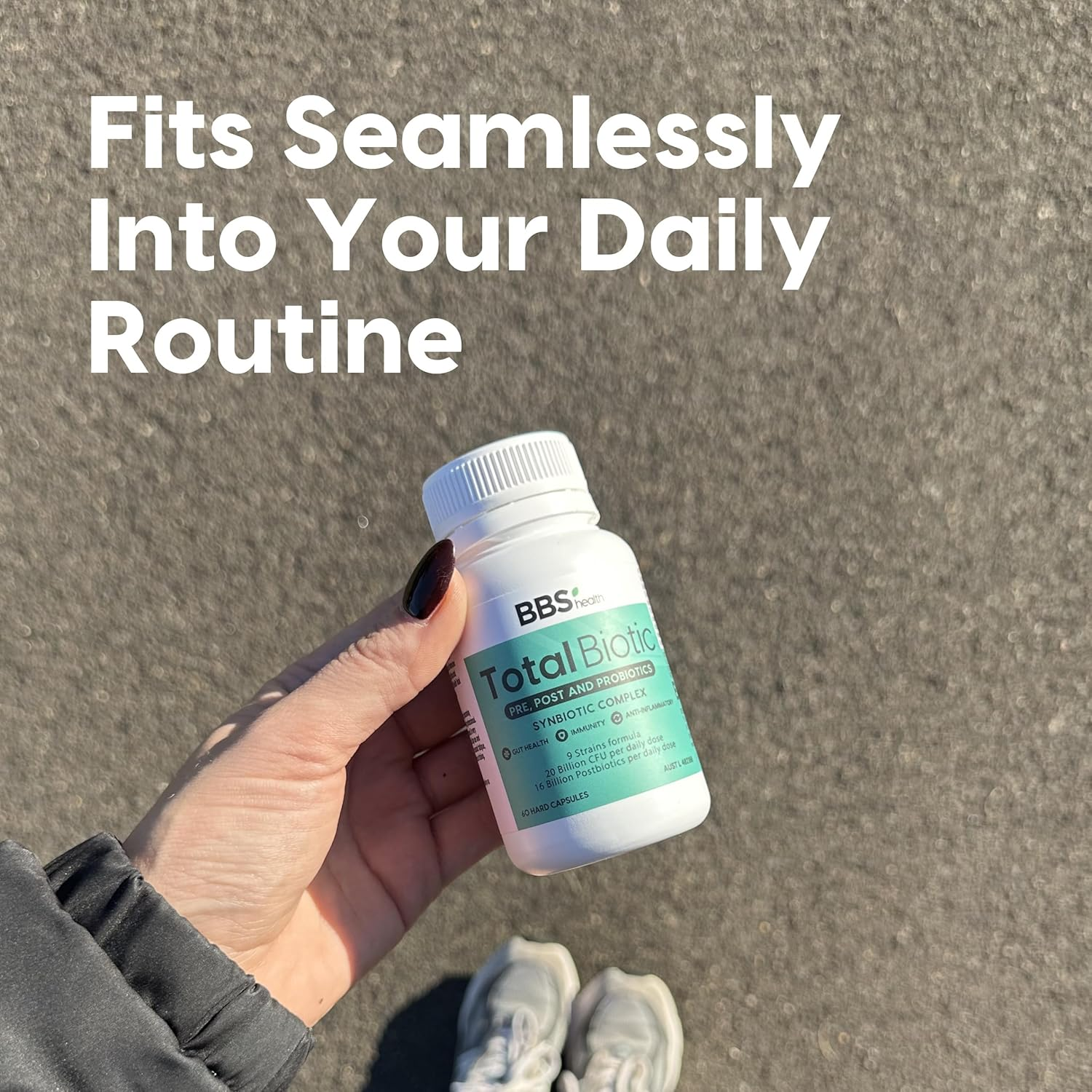 Total Biotic - TGA Listed Probiotic + Prebiotic Complex with Advanced Synbiotic Formula - Supports Gut Health, Digestion & Immune System - 60 Capsules image number 5