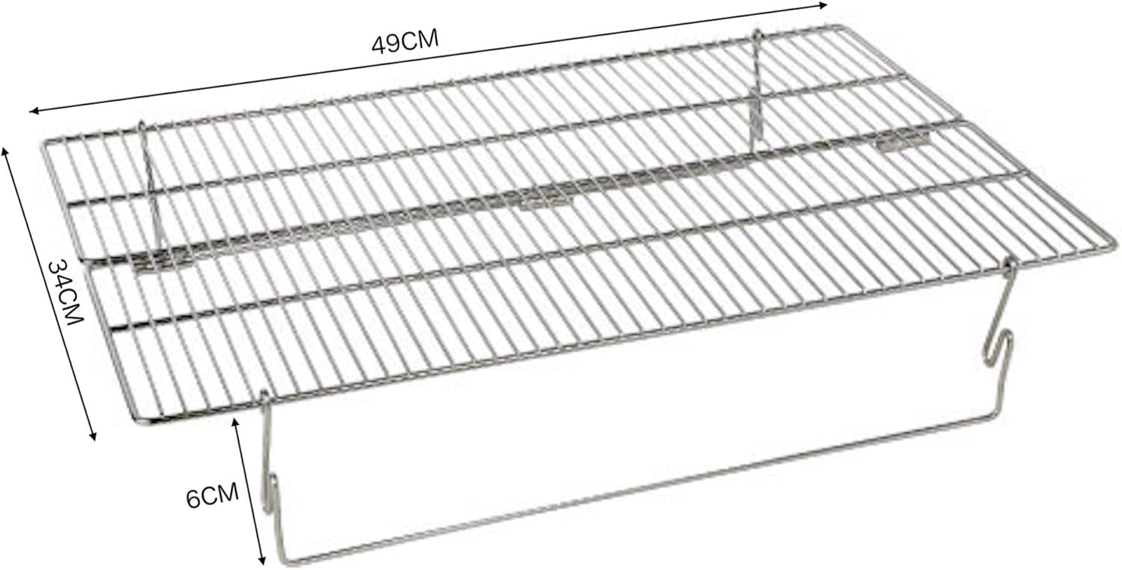 Camping Moon MT-3-W 2 Adjustable Height Levels for 5 to 6 People, Barbecue Stove, MT-3 Replacement Net