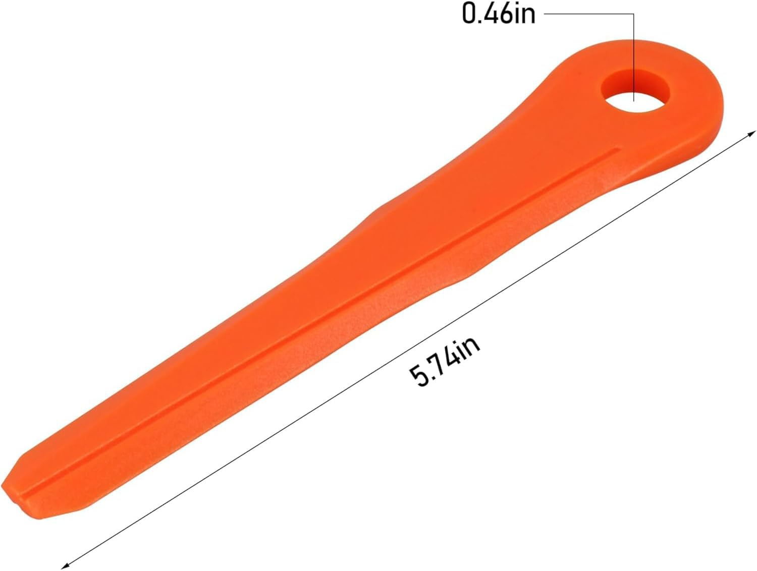 Pack of 24 Plastic Blades for Stihl Polycut 6-2, 6-3, 7-3, 28-2, 48-2, Sharp Durable Replacement Blade 40020071000, High-Quality Cutting Blade for Mower Trimmer image number 5