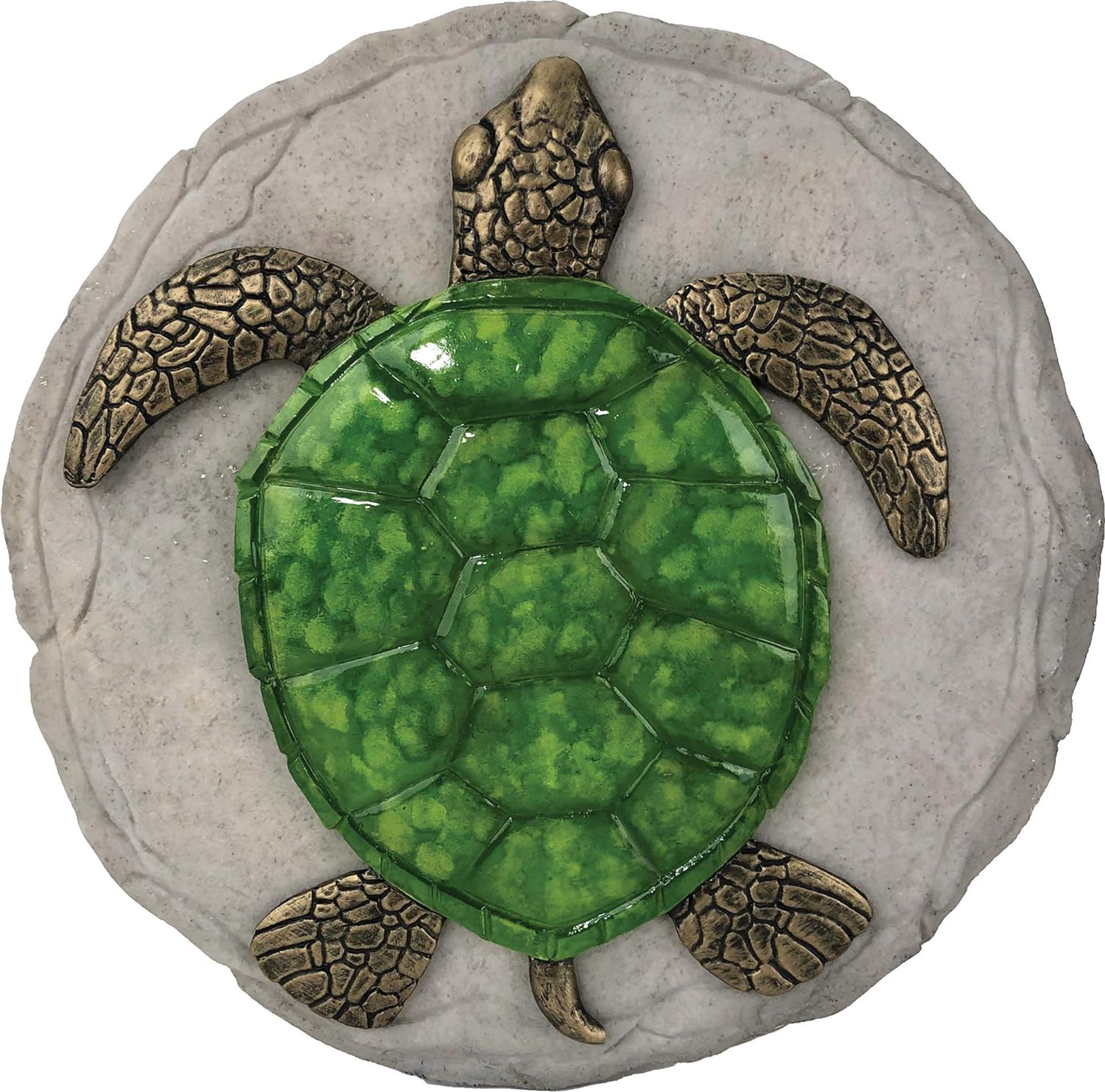 Spoontiques -Garden D&eacute;cor - Turtle Stepping Stone - Decorative Stone for Garden image number 2