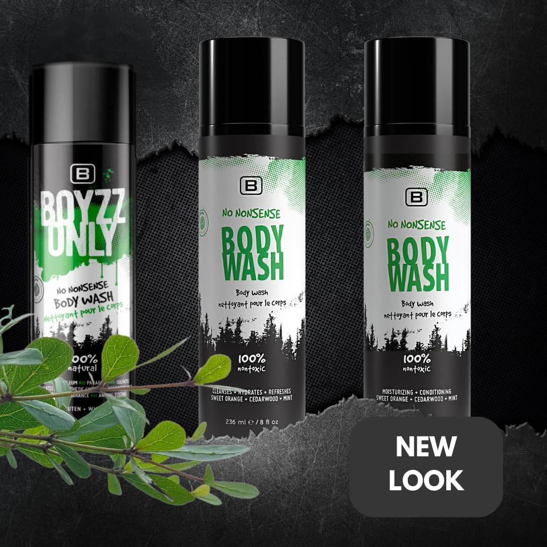 BOYZZ ONLY Natural and Organic NO NONSENSE Body Wash - EWG VERIFIED - | Cruelty Free | Vegan image number 5