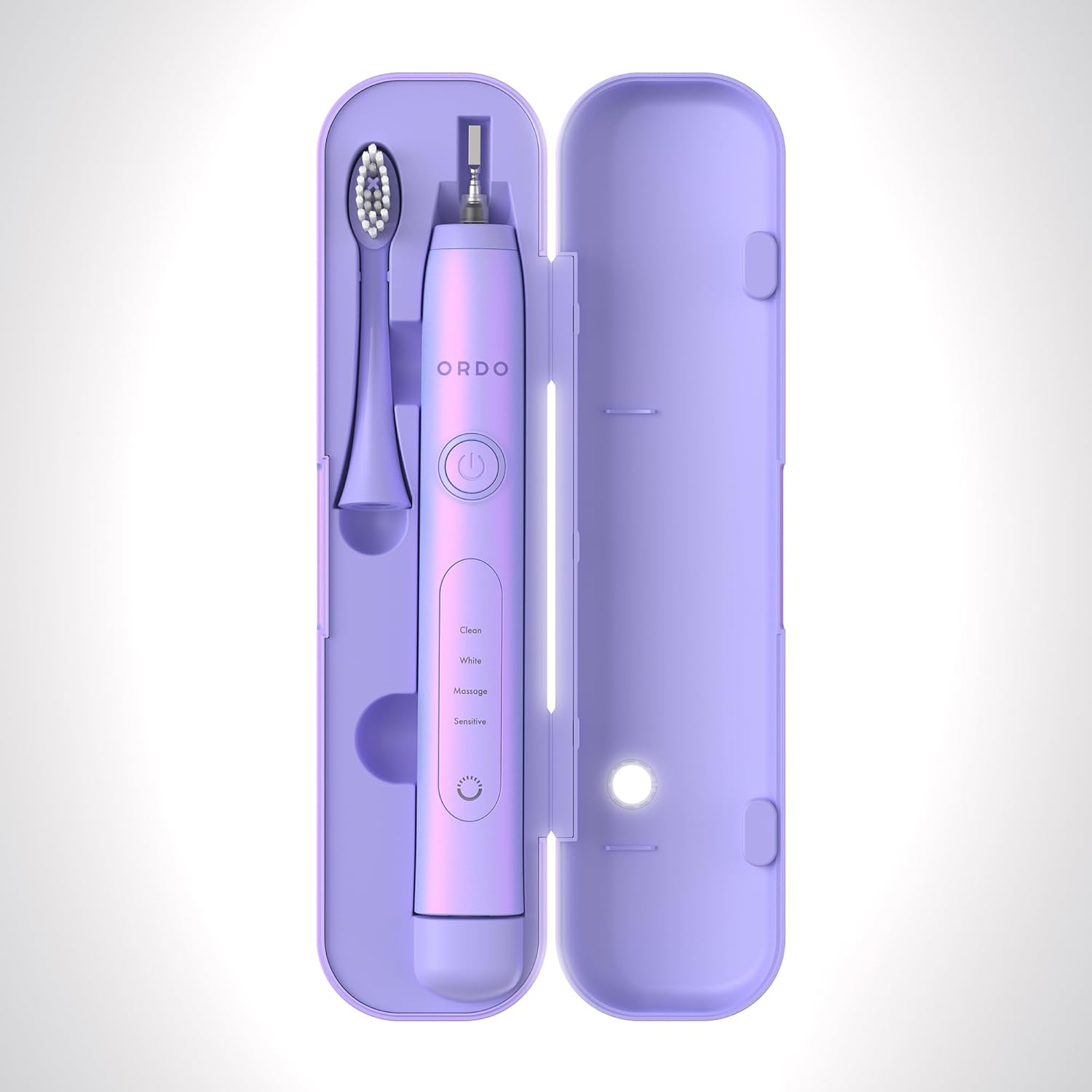 Ordo Sonic+ Travel Case for Toothbrush and Charger - Pearl Violet