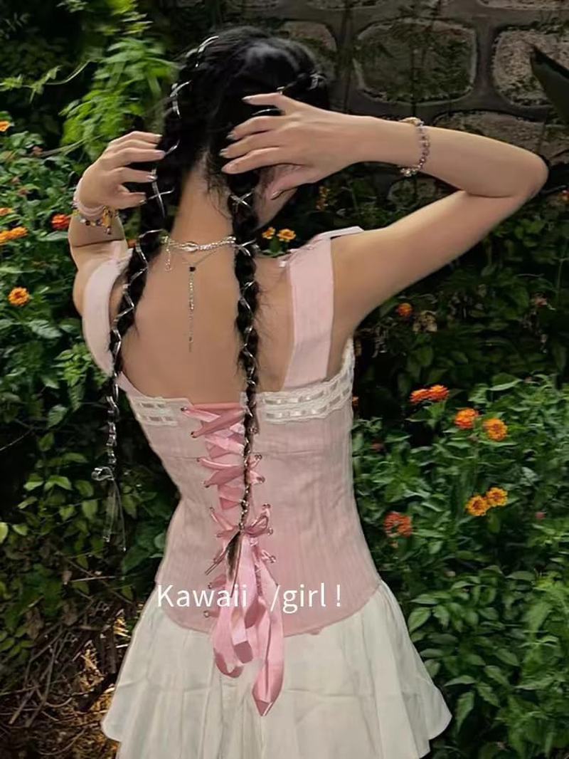 2Pcs Sliver Hair Strings for Braids Hair Accessory String, Y2K Leather Hair Wrap String Dreadlock Braiding Rope Silver Braiding Hair Deco Styling Hair Braiding String