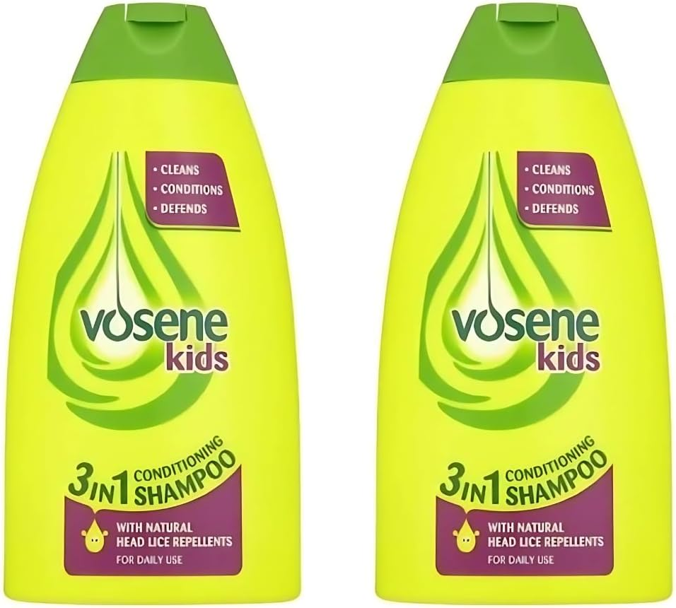 Vosene Kids 3In1 Conditioning Shampoo with Head Lice Repellent (250Ml) - Pack of 2 by Vosene image number 2