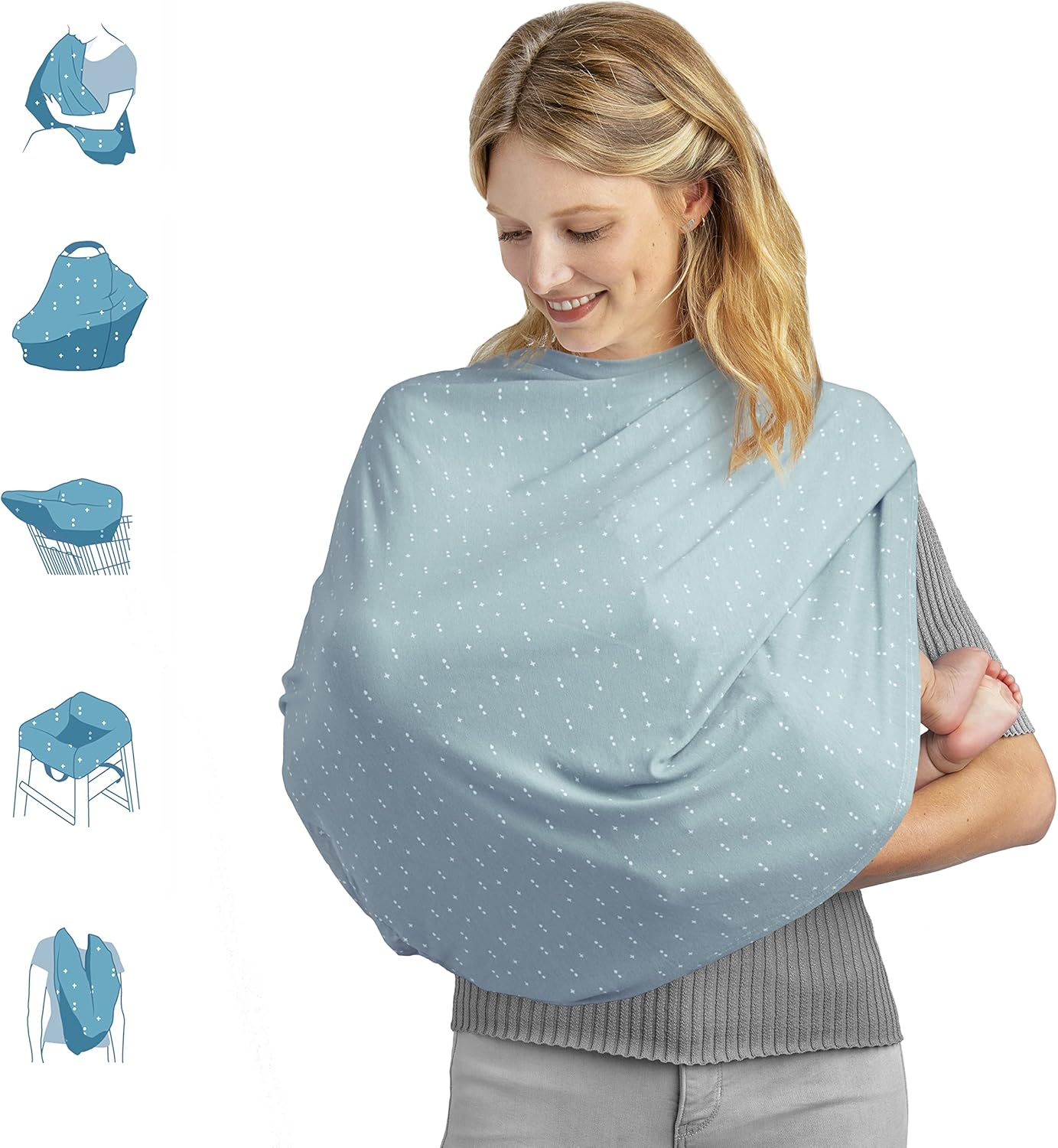 Munchkin Milkmakers 5-In-1 Nursing Cover, Hipsteria Dots image number 4