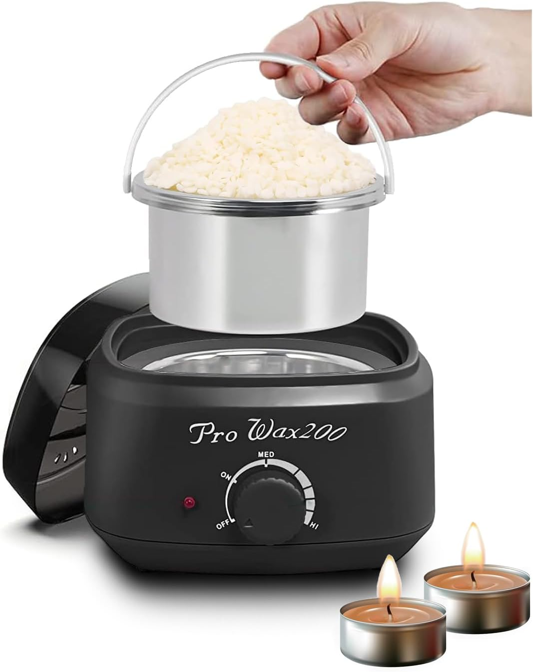 Wax Melter for Candle Making,Candle Melting Pot,Wax Melt Pot,Candle Wax Melter,Wax Melting,Multifunctional Wax Melting Tool with Adjustable Knob image number 3