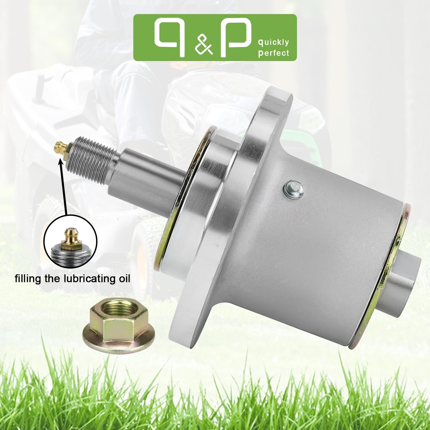 Q&P Outdoor Power Spindle Assembly Bracket Replaces Ferris 5061095 for 38&rdquo; 48&rdquo; & 52&rdquo; Deck Mowers & Others