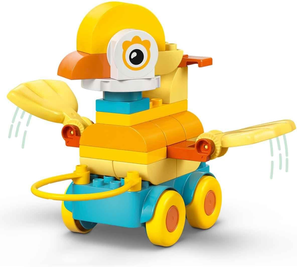 LEGO&reg; DUPLO&reg; Town 3In1 Animals on Wheels 10448 Building Toy Sparks Hours of Imaginative Play with 58 Bricks and Pieces to Make Creative Fish, Duck and Dog Figures for Preschool Kids Aged 2 and Up image number 2