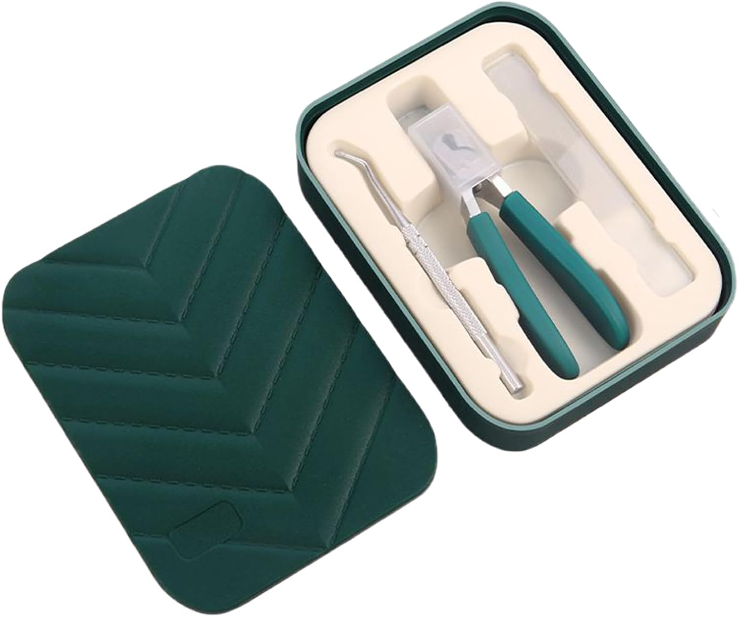 Nail Trimmer | Anti-Splash Ingrown Nail Trimming Tool with File and Spoon | Heavy Duty Wide Jaw Opening Beveled Manicure Tool for Seniors Elderly Adults Pedicure