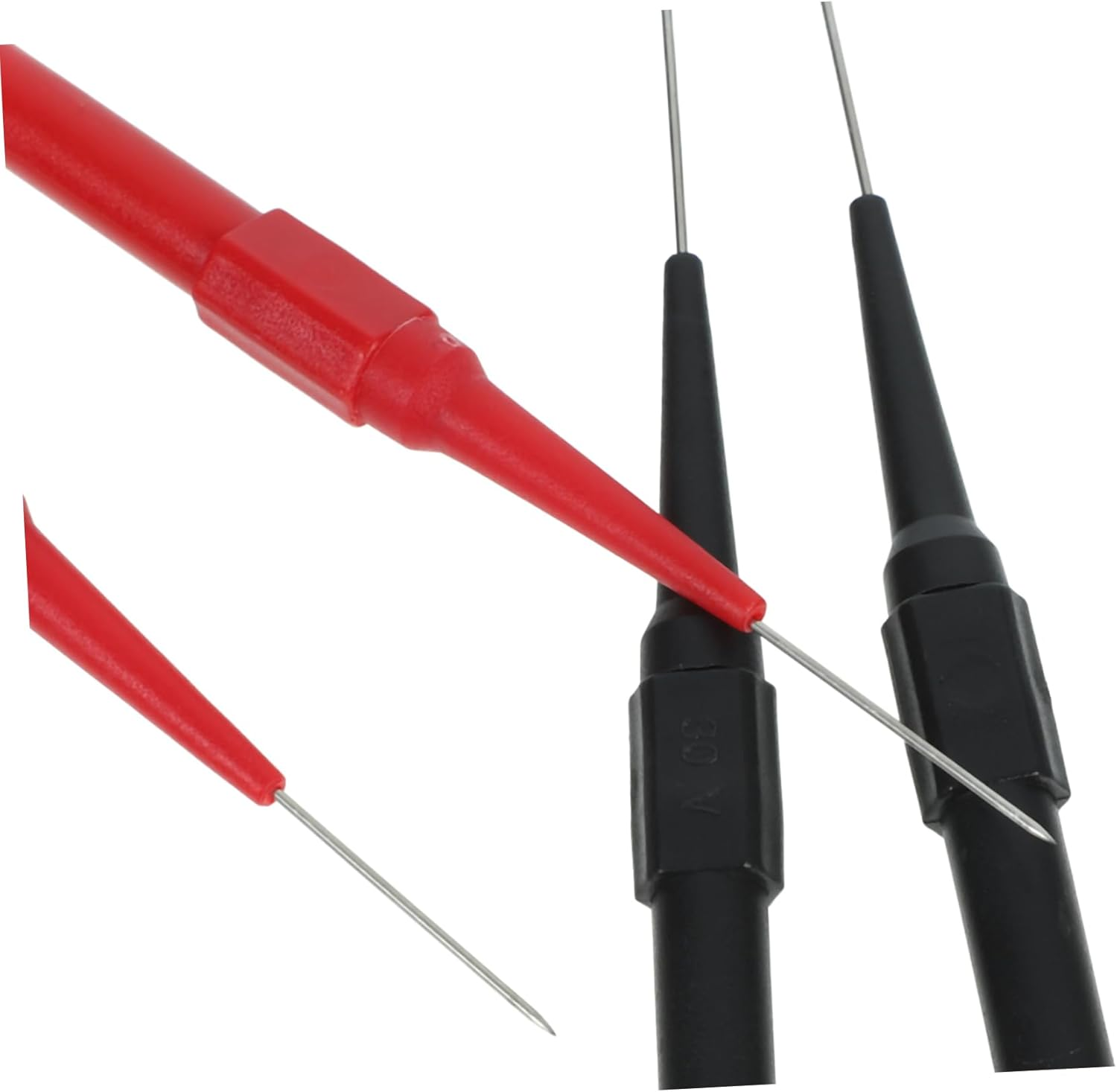 4Mm Automotive Circuit Test Needle Probes Multimeter Leads Back Probe Kit Pin Needle Insulation Tester 4Pcs for Car Electrical Wire Testing image number 6