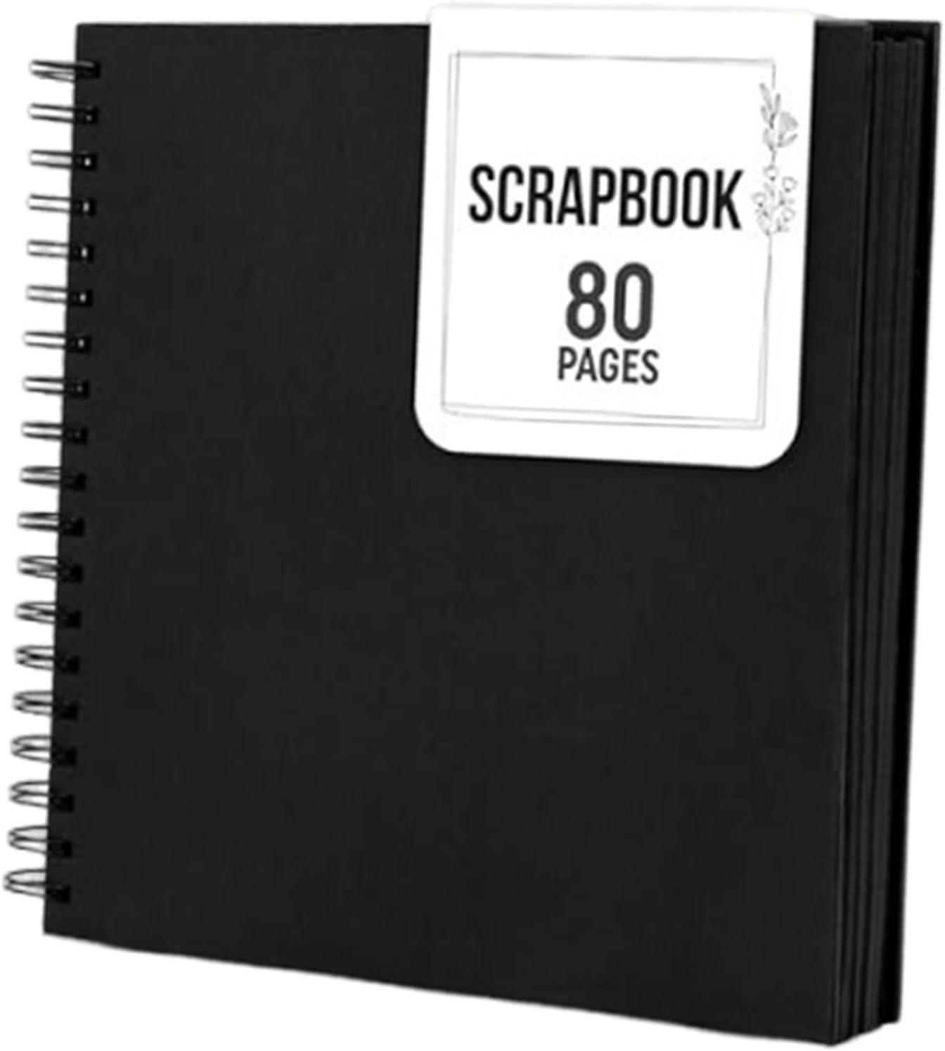 Scrapbook Photo Album DIY Photo Keepsake Album Wedding Anniversary Scrapbooks Albums Book, Black - Brown image number 5