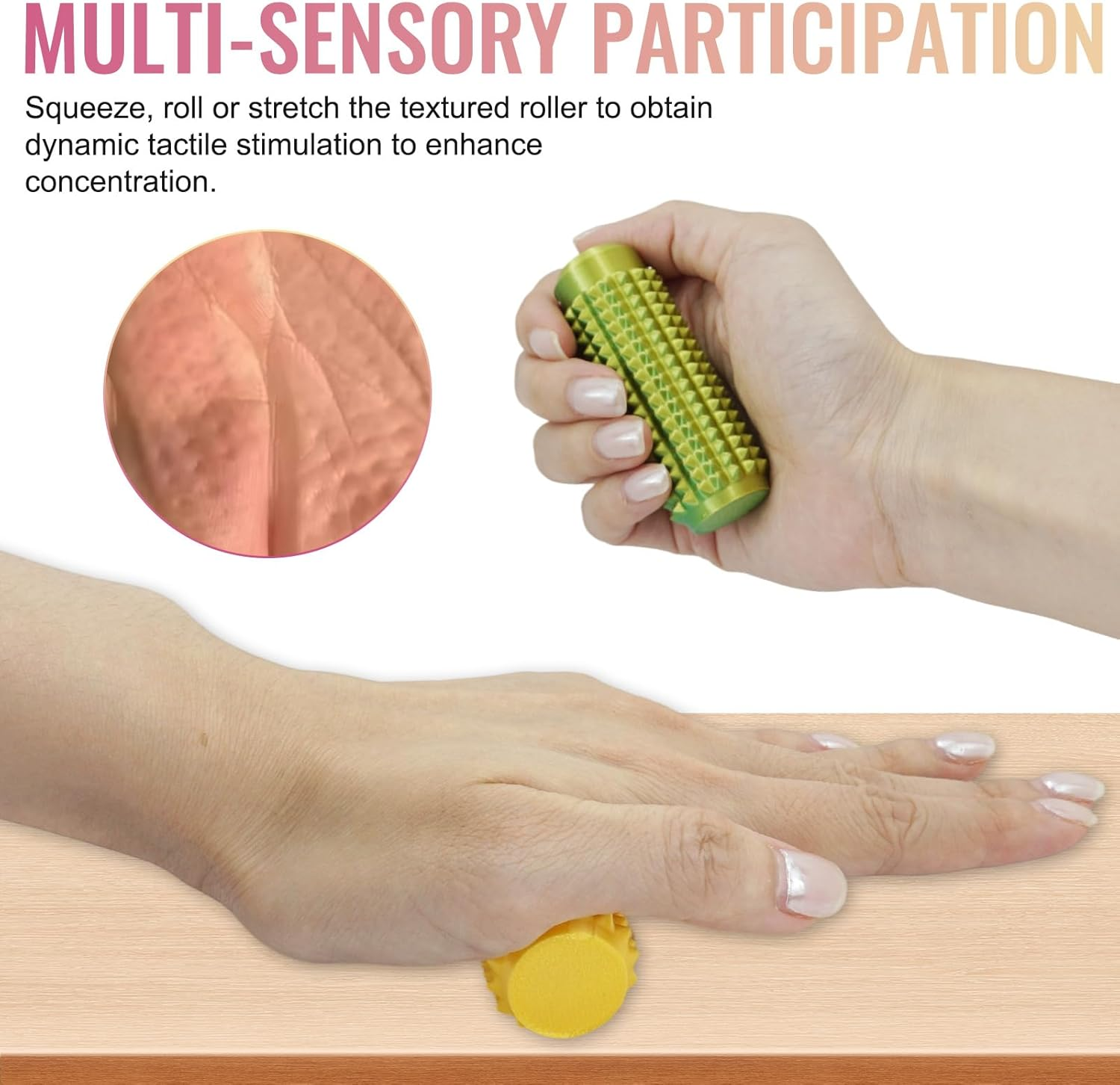 10 Pcs Ouchies Pain Fidget Toy, Pain Stim Spiky Grippie Fidget Keychain - Sensory Stress Relief Toy for Adults, Anxiety Relief Tool - ADHD & Sensory Needs Fidget Keychain, Divert Attention image number 6