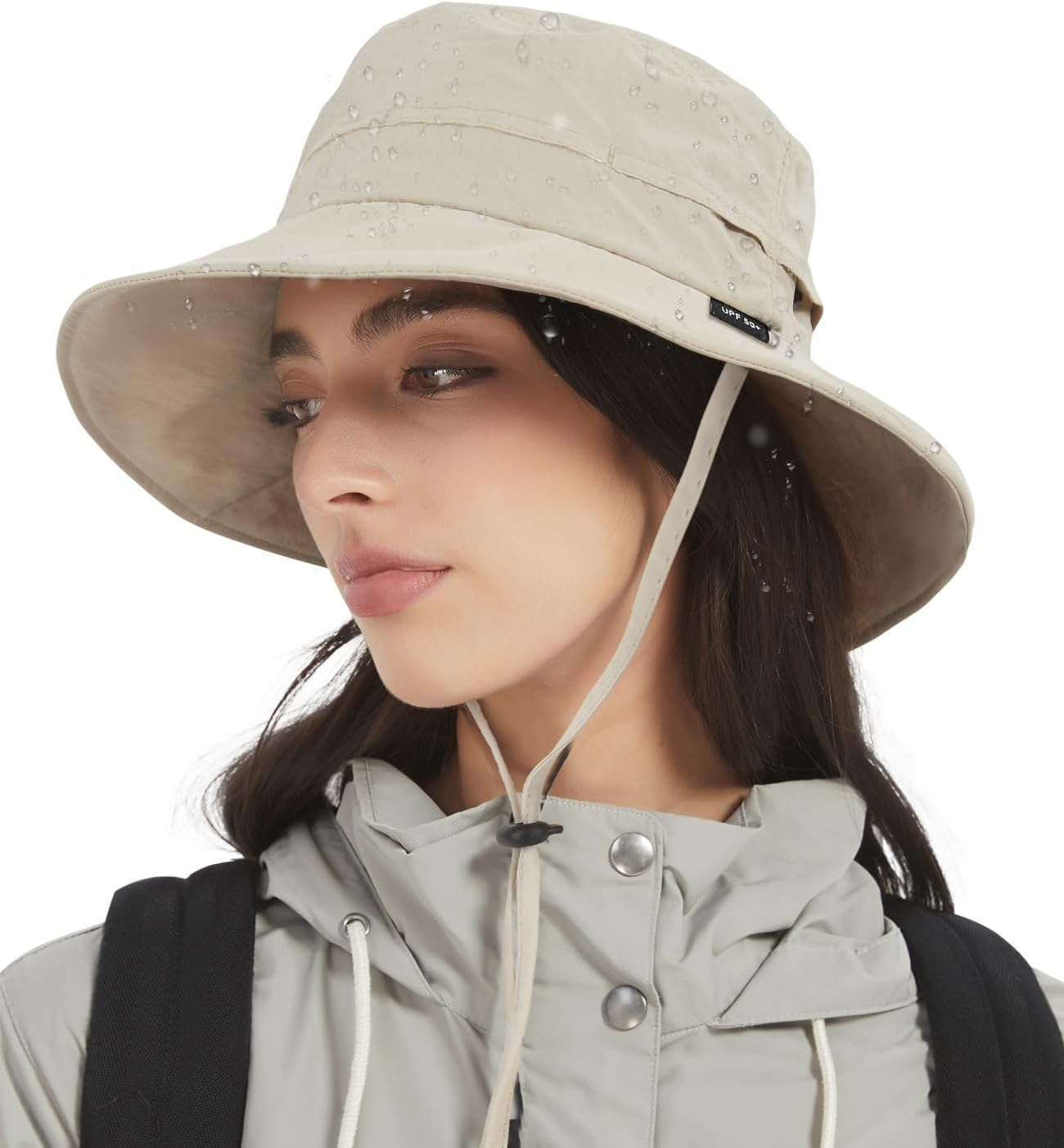 Creekstone Bucket Hat Waterproof Rain Hat for Women Men Sun Hats UPF50+ Packable Summer Hat Hiking Travel Floppy Sun Hat