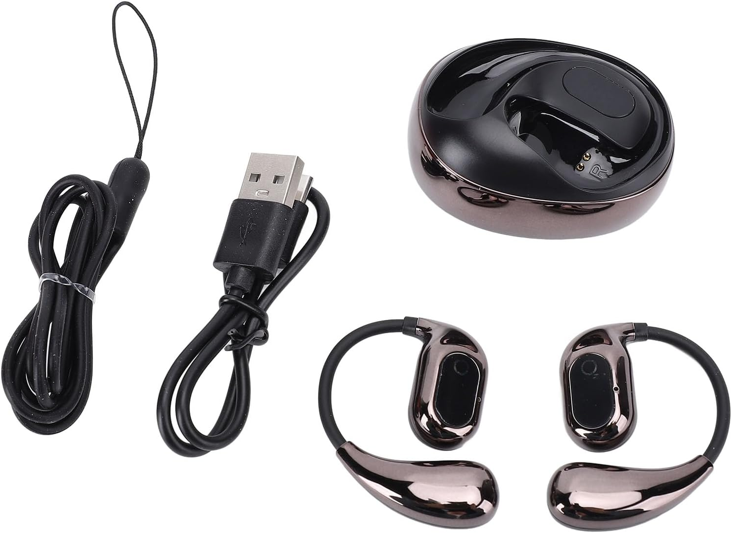 Plyisty - Translation Earphones, 4 Modes 80 Languages for AI Translator - Earphones, Wireless Translation Earphones (Black) image number 5