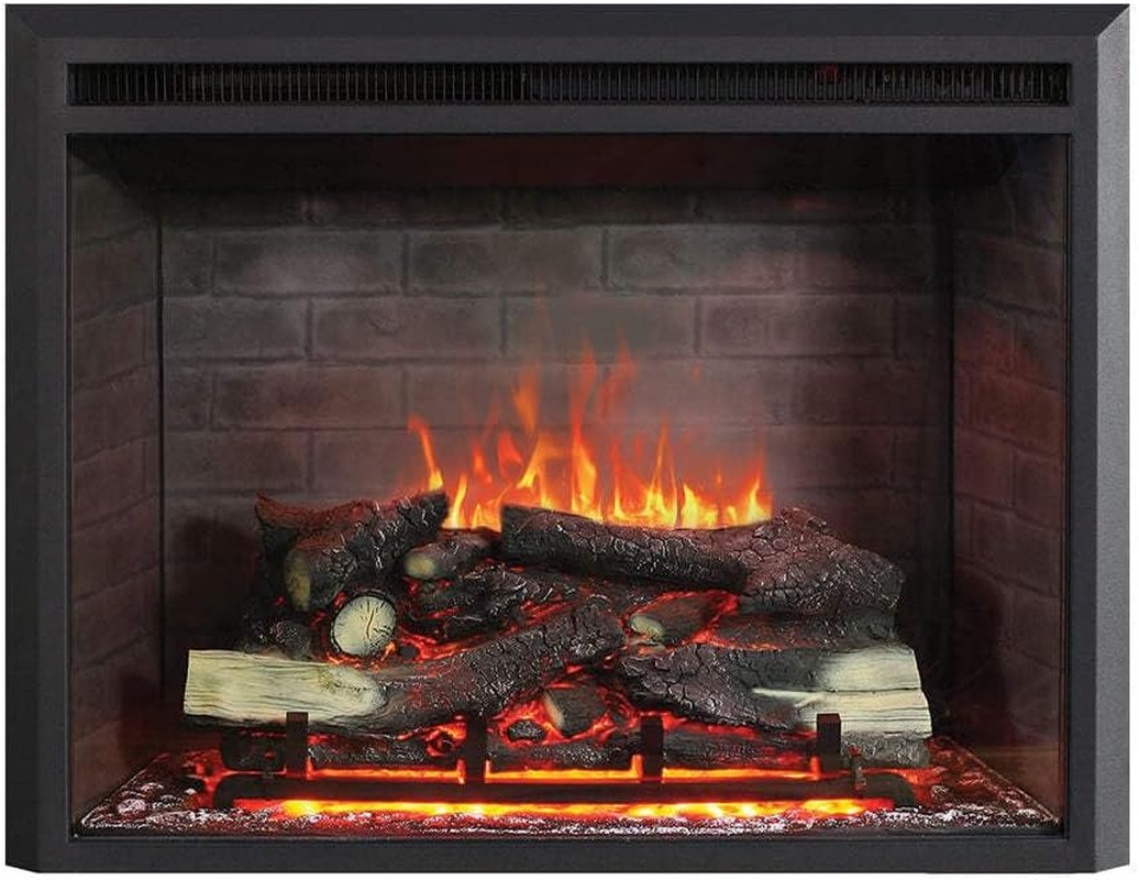 Modaliving Primo 30-Inch 2000W Electric Fireplace Insert for Cozy Ambience