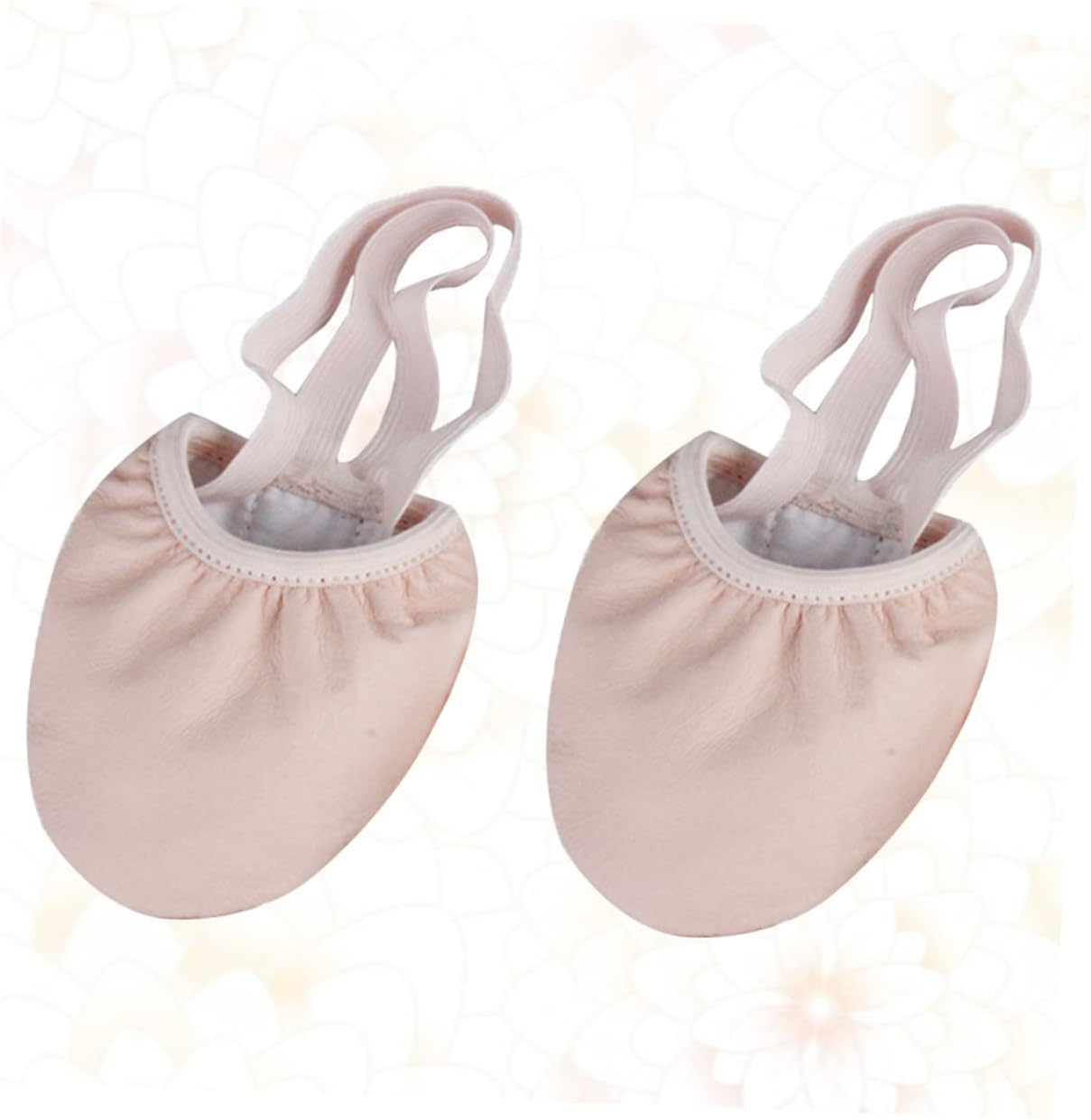 NOLITOY Professional Ballet Toe Shoes Half Sole Leather Dance Shoes for Women Size 33 (S) Elastic Band Ballet Dance Footwear for Adult image number 4