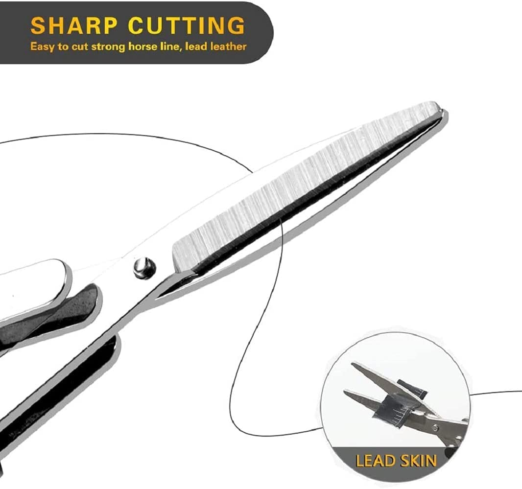 Stainless Steel Folding Retractable Safe, Portable Scissors Handmade Mini Sharp Scissors, for Travel School Office Crafts Home Camping Fishing Scissors Home Office, Safe Portable Scissors image number 3