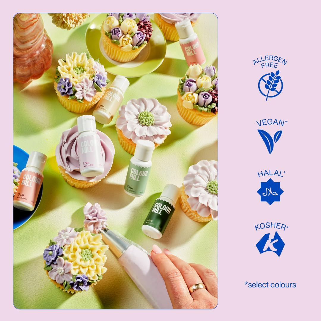 Colour Mill Oil Based Liquid Food Colouring 20Ml Lilac image number 3