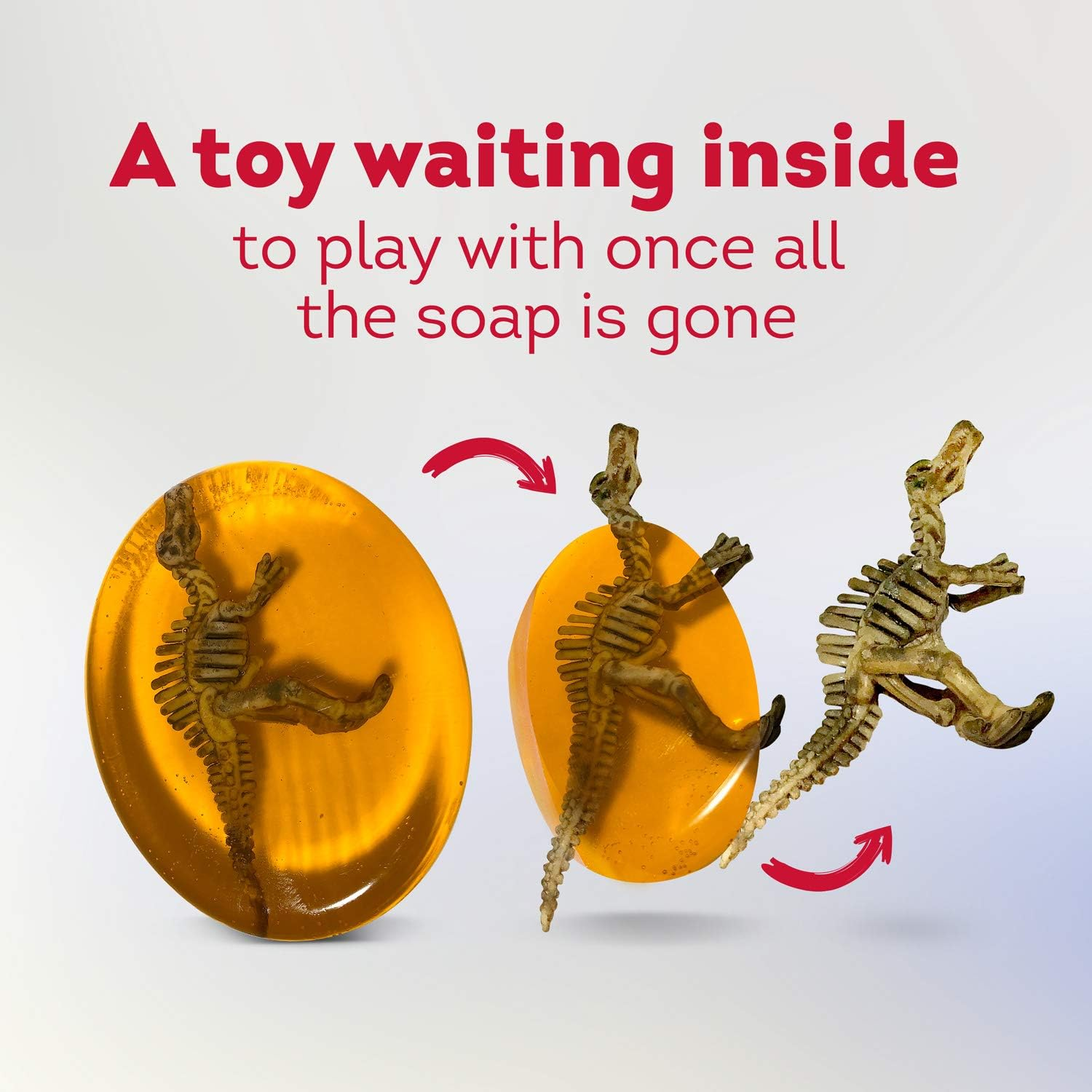 Relaxcation Natural Soap Bar for Kids with Toys inside | Surprise Toy inside the Bar | Made in USA from Safe Ingredients | Kid'S Favorite Everyday Routin (Fossil Toy) image number 1