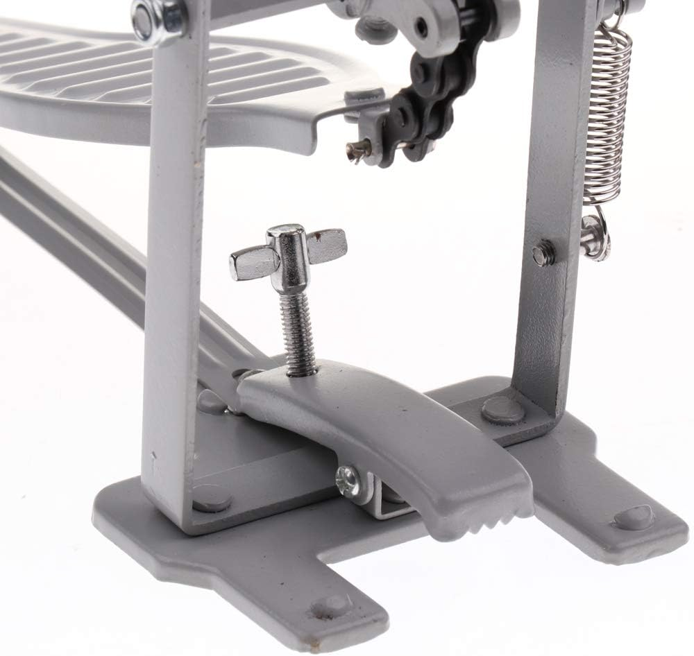 Non-Slip Kids Rack Drum Pedal W/Single Spring Pendulum Kit Percussion Parts - Silver image number 2