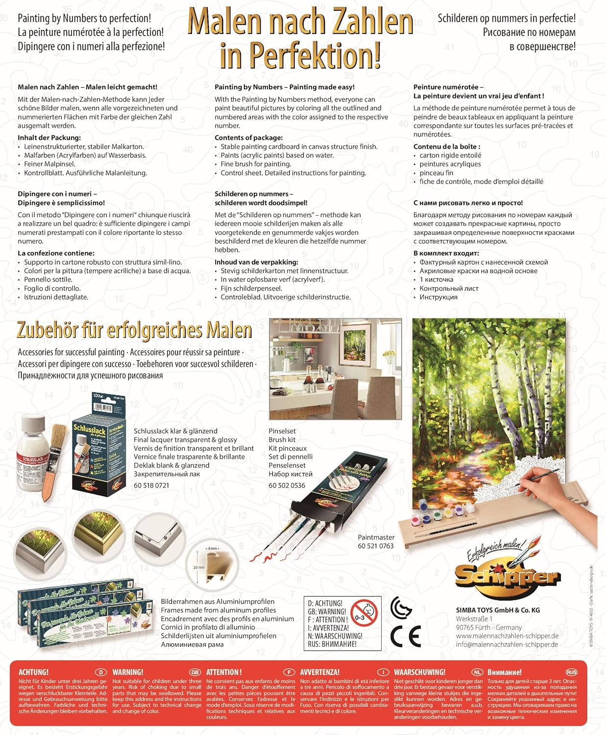 Schipper Malen Nach Zahlen - Birkenw&auml;ldchen image number 6