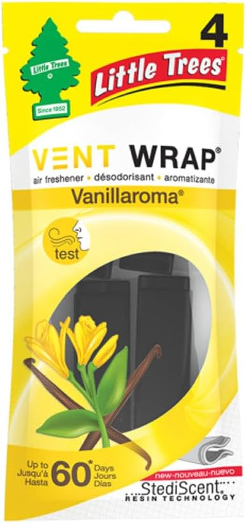 Little Trees Vent Wrap Car Air Freshener (New Car Scent) - Caribbean Colada image number 5