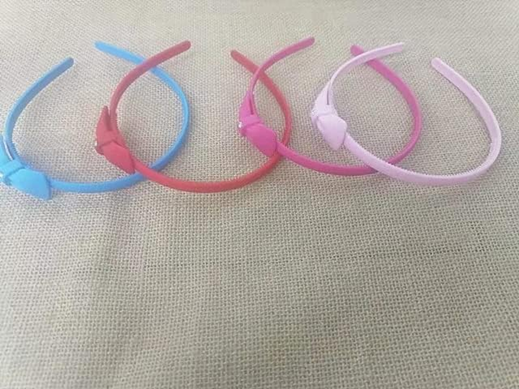 12Pcs Bowknot Head Piece Bow Tie Headband Hair Loop 8Mm image number 3