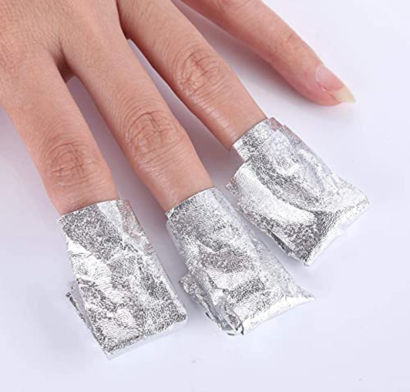 1,000 Pieces Nail Polish Removal Foil Wraps, Beauties Factory 1000 Disposable UV Gel Remover Soak off Aluminium Foils Cotton Pads image number 5