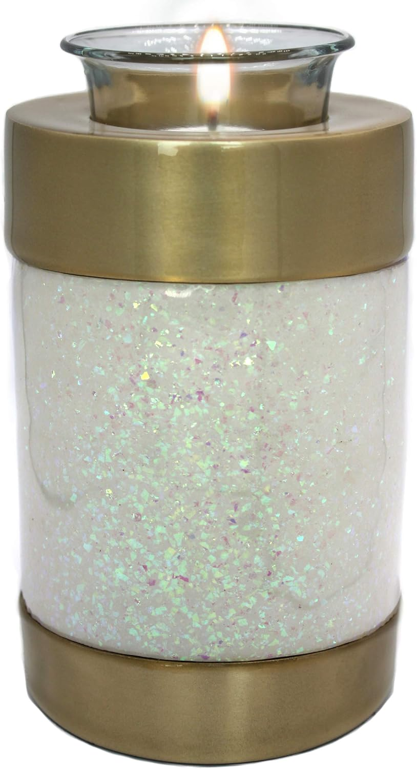 Sparkling Prismatic Cremation Urn for Ashes Adult Male - Beautifully Handcrafted Decorative Urns & Personalized Cremation Urn for Ashes for Women image number 4