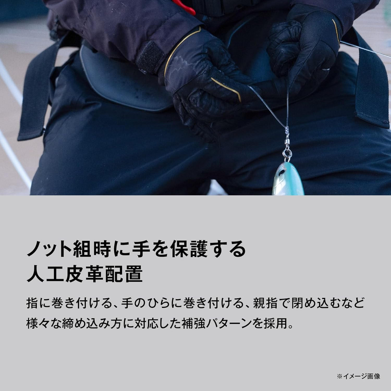 Shimano 05 Oshia Casting Pro Glove GL-062Y Othia Navy M, Osia Navy, M image number 1