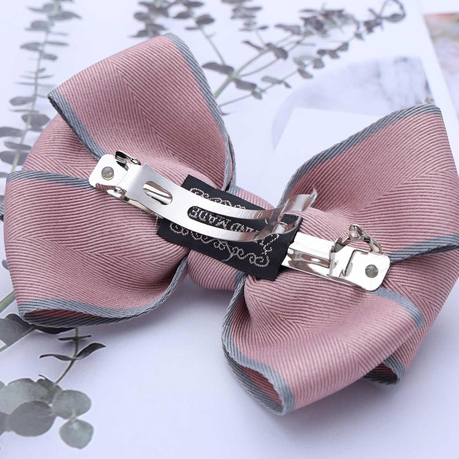 Pink Hair Bows for Women Bow Hair Clips Silky Satin Bow Clips Cute Hair Bow Clips French Hair Band Bow Prom Bows Hair Wedding Barrette Party Bowknot Hair Accessories image number 6