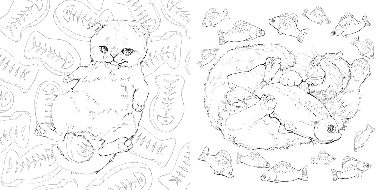 Pop Manga Catitude Coloring Book image number 4