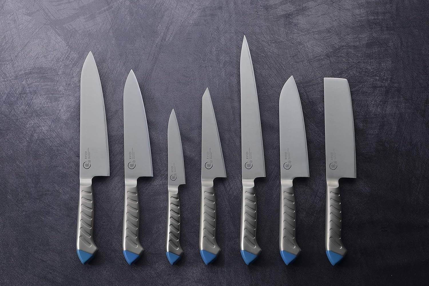 Shimomura Industry RYS-11BL Ryuji Stainless Steel, Made in Japan, Santoku, 6.7 Inches (170 Mm), Blue, Molybdenum, Vanadium Steel, Dishwasher Safe, HACCP Compatible, Made in Niigata, Tsubamesanjo image number 4