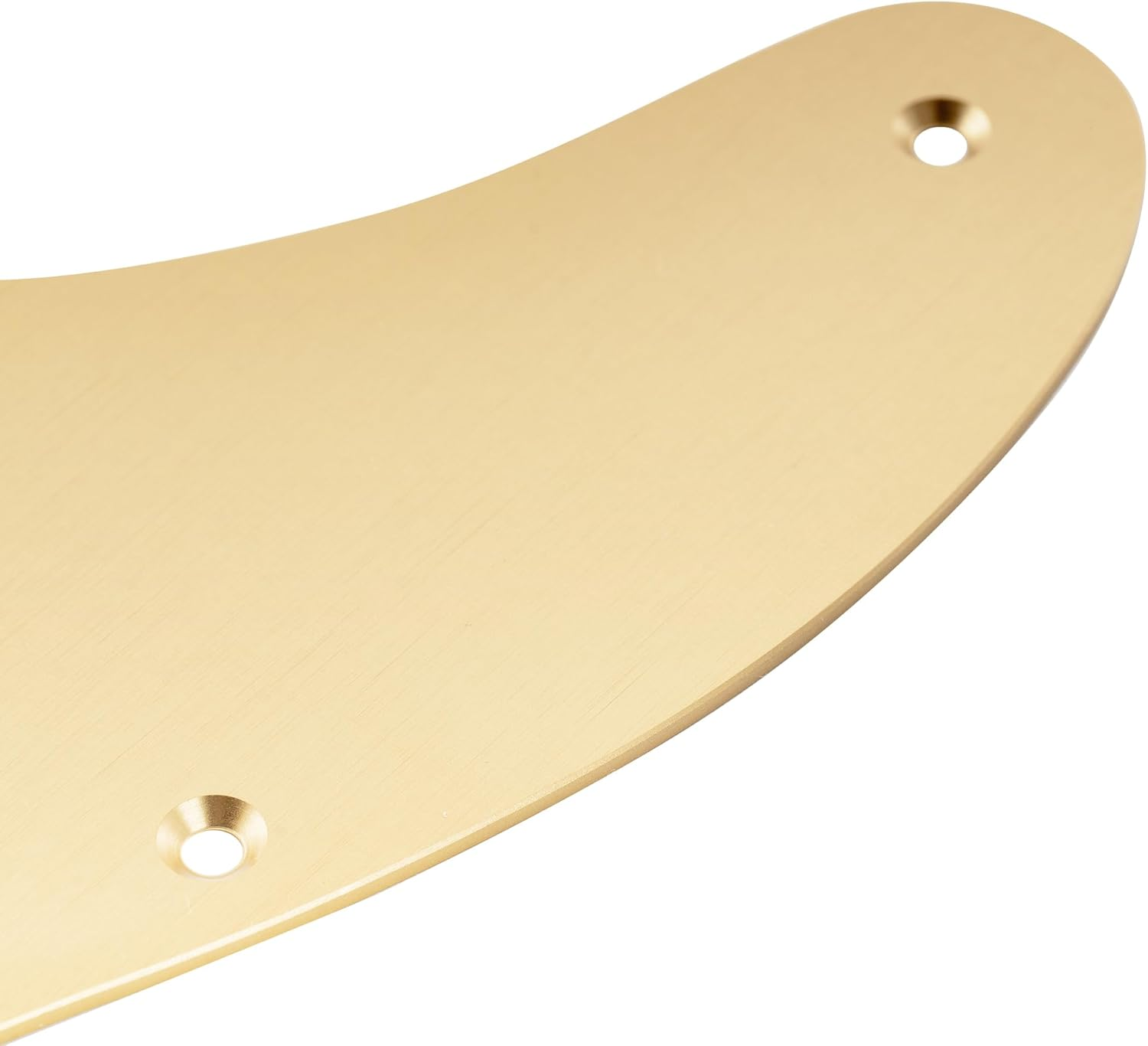 Musiclily Pro 8 Holes Aluminum Telecaster Pickguard for American/Mexican Fender Standard Tele Style Electric Guitar, Gold Anodized image number 3