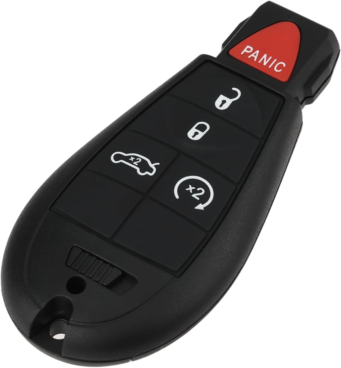 Emagtech 5 Buttons Remote Control Key with Circuit Board 433 Mhz Compatible with Chrysler 300 Compatible with Jeep Cherokee image number 2