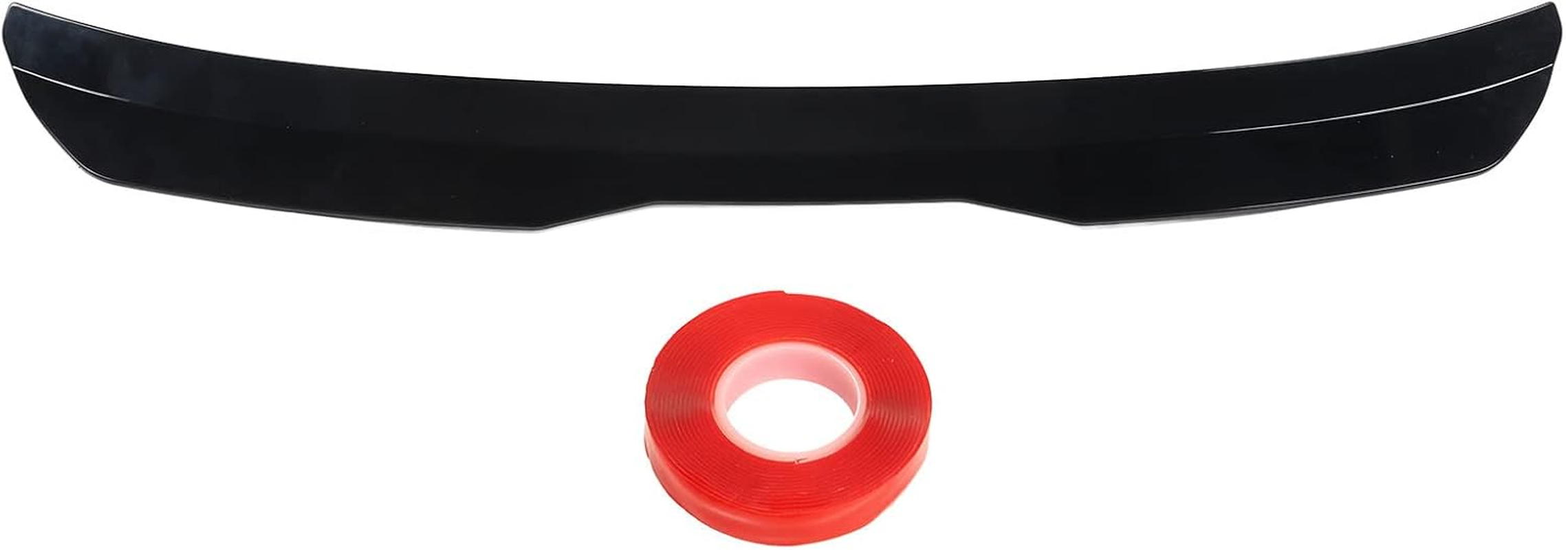 Fit Rear Window Roof Spoiler Deflector for Enhanced Stability with Easy Installation (Glossy) &ndash; Compatible with Most Sedans and Coupes, Design for Aerodynamic Performance and Mod - Carbon Fiber Style image number 3