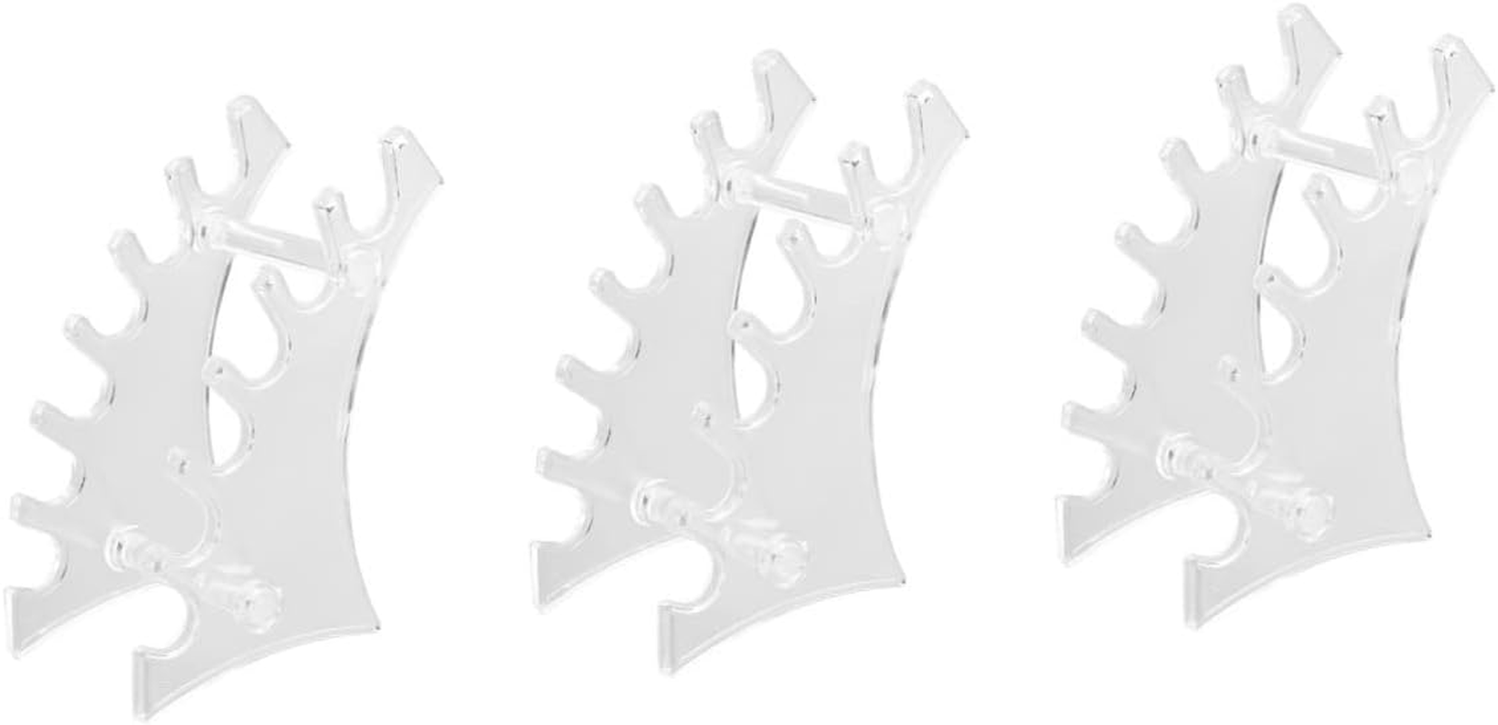 PLAFOPE 2Pcs Plastic Eyebrow Pen Stand Nail Art Pen Display Rack Pen Storage Holder Office Accessories Space-Saving Design