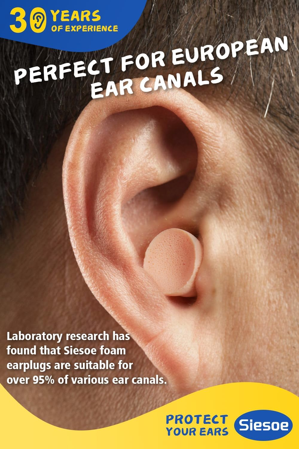 2025 Ultra Soft Foam Ear Plugs for Sleeping, Streamline Arc Design, 36Db Highest NRR, Comfortable Ear Plugs for Snoring, Travel, Concerts, Studying, Loud Noise, Work image number 2