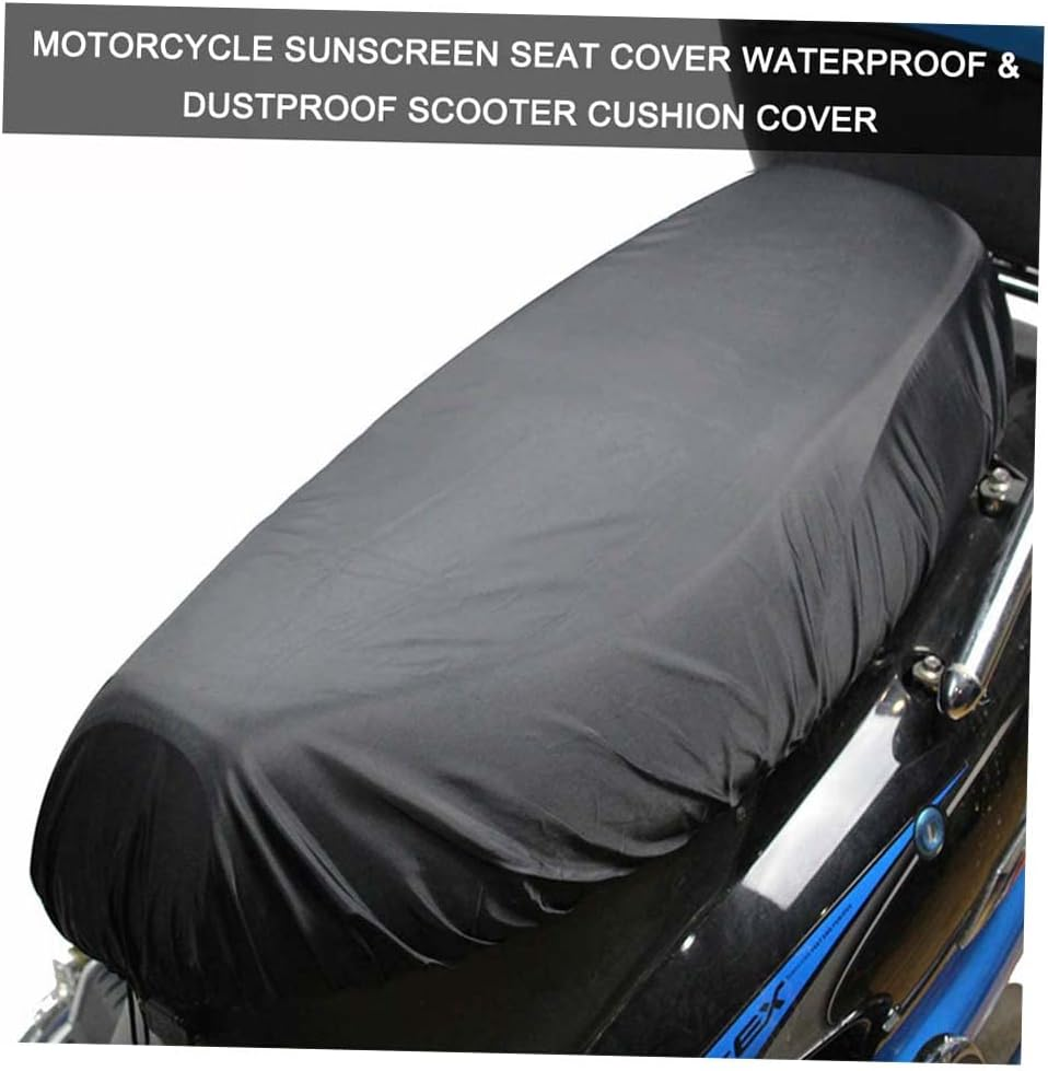 RAYWE Universal Motorcycle Sunscreen Seat Cover Cap Waterproof & Dustproof Scooter Cushion Cover Seat Scooter Sun Pad Protector image number 4