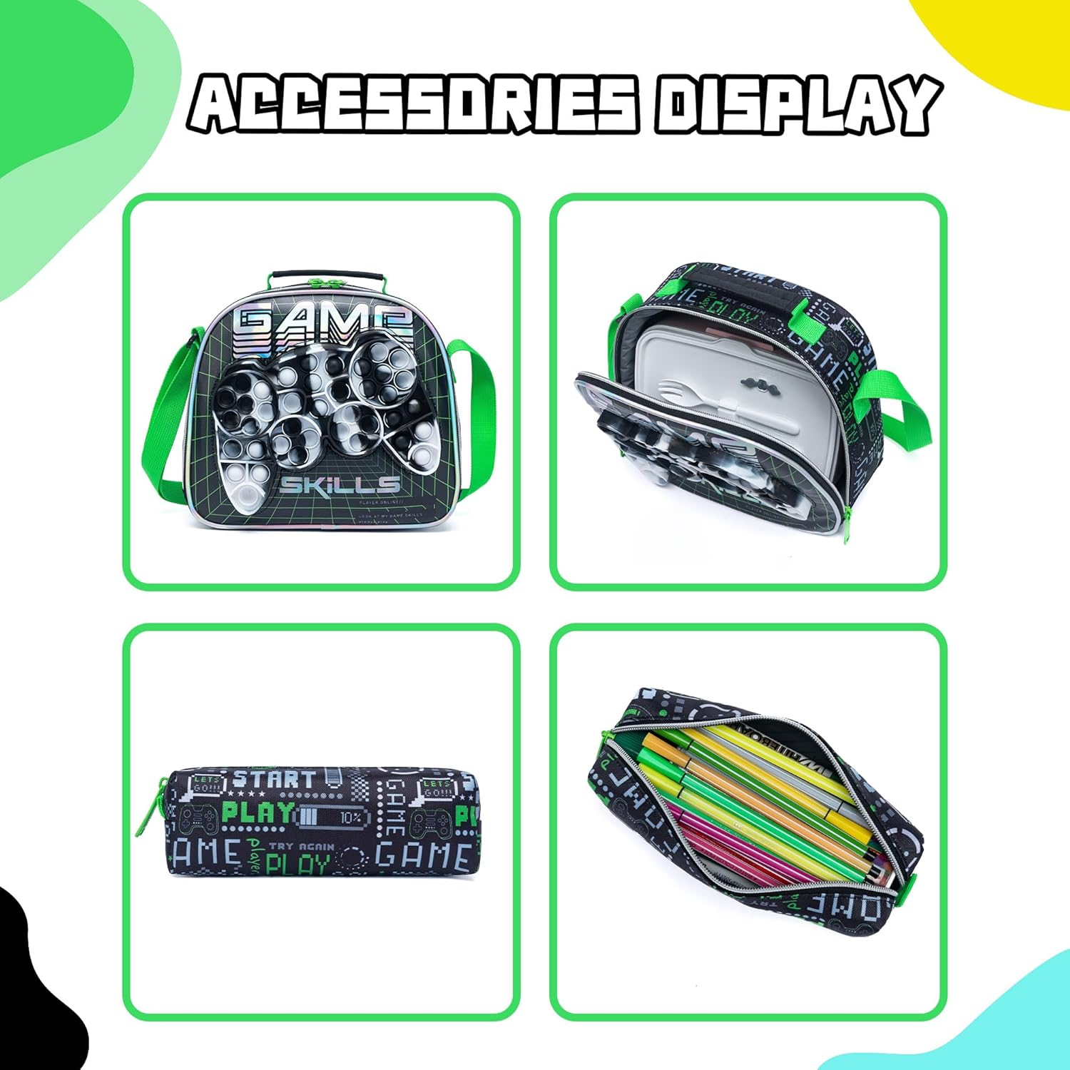 Meetbelify Backpack for Girls Elementary Preschool Kids Lunch Box for School image number 2