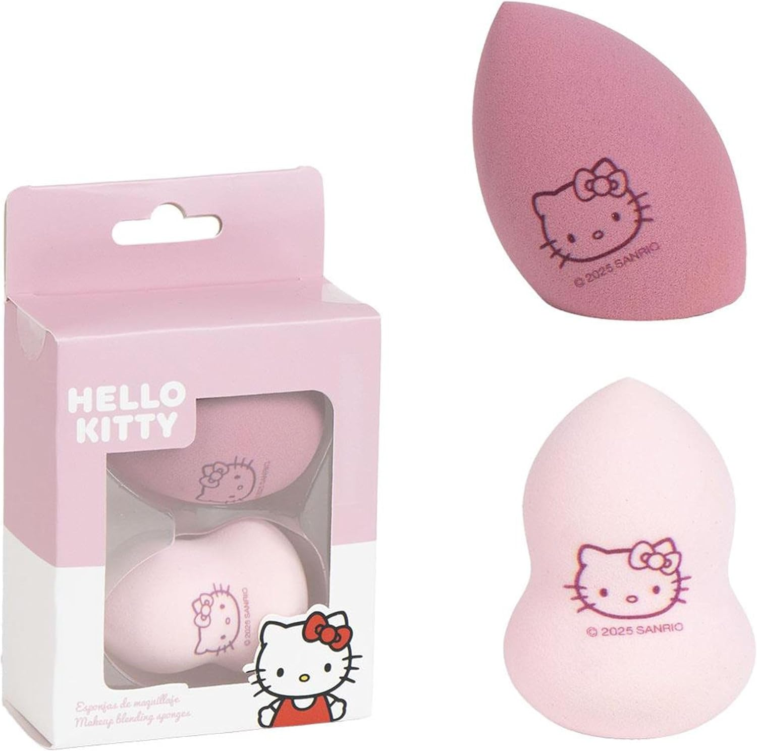 CERD&Aacute; LIFE'S LITTLE MOMENTS Hello Kitty 3D Sponge - Professional Makeup Application | Ergonomic and Adorable Design - Detangling Brushes image number 3