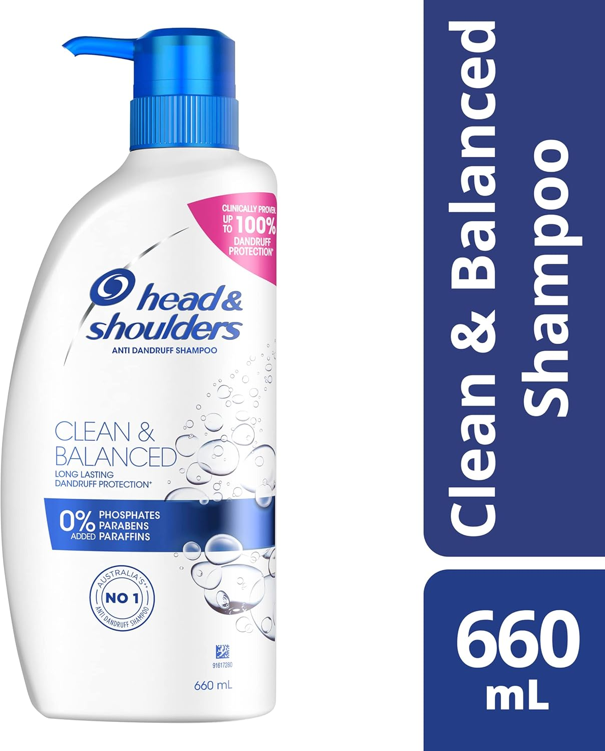 Head & Shoulders Clean Balanced anti Dandruff Shampoo 660Ml (Pack of 1) image number 1