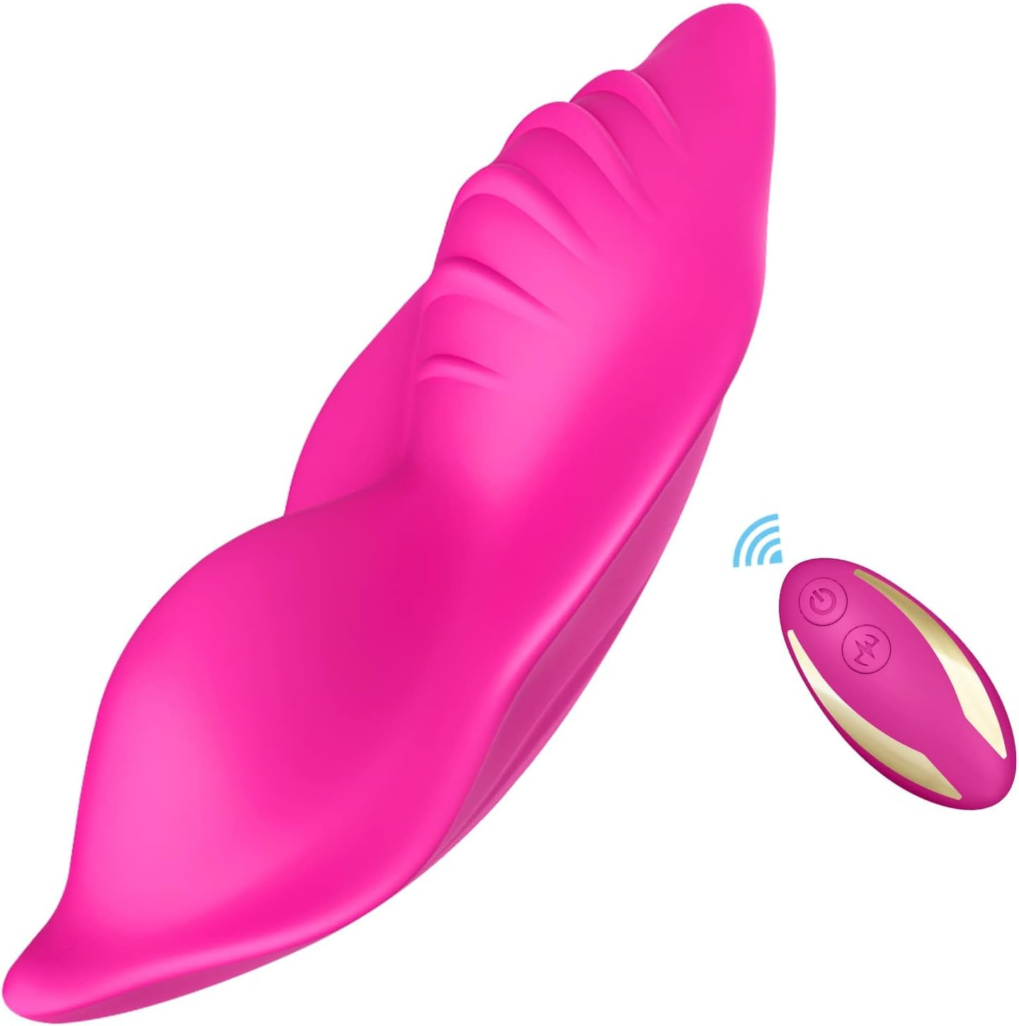 Wearable Panty Vibrator with Wireless Remote Control Vibrating Eggs,Rechargeable Butterfly Vibrators Clitorals Stimulator for Women Vibrating Panties Wearable Clit Vibrator Sex Toy for Couple (Rose) image number 1