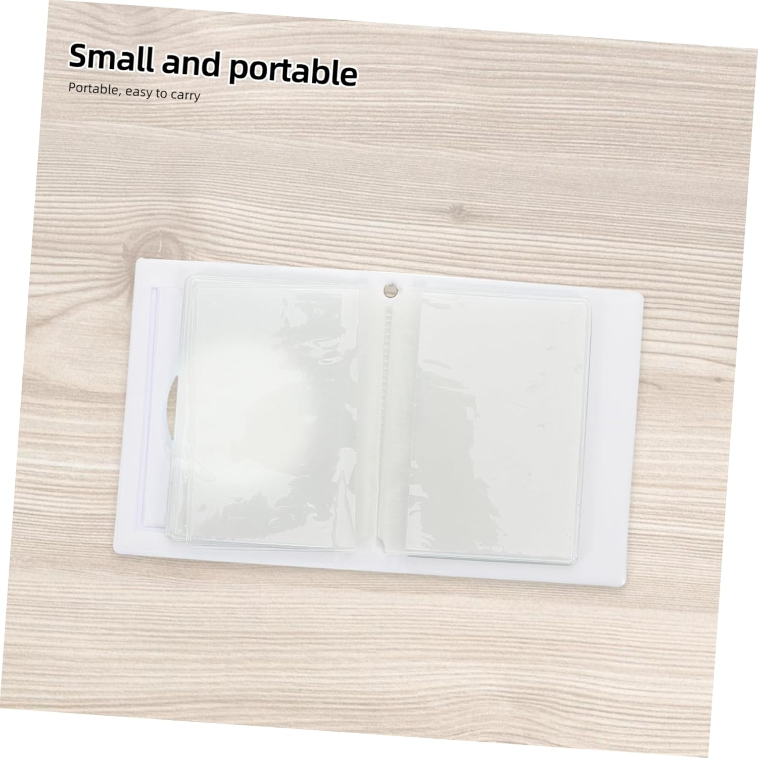 Mini Photocard Album Pockets Hollow Design for Growth Memories and Fan Collections Photo Storage Book image number 4
