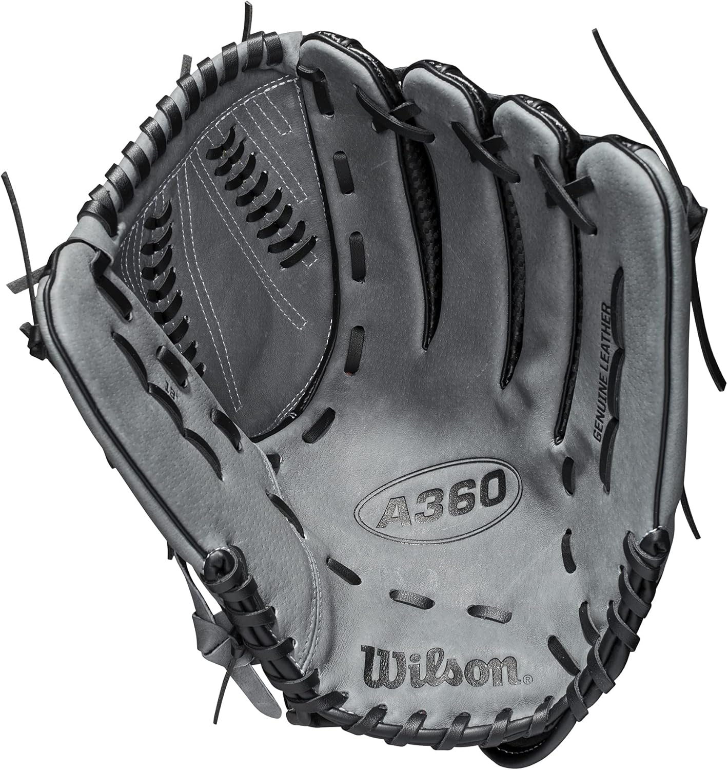 Wilson A360&trade; Baseball Glove - Black image number 3