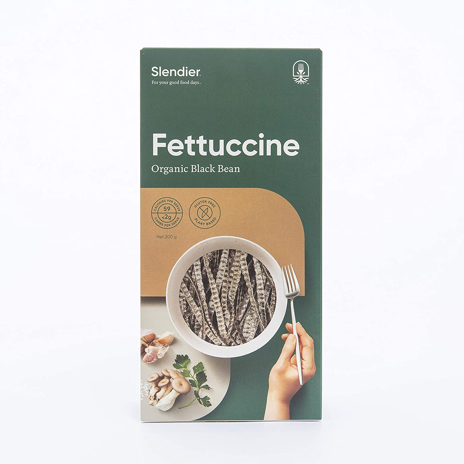 Slendier Organic Black Bean Fettuccine 200G image number 1