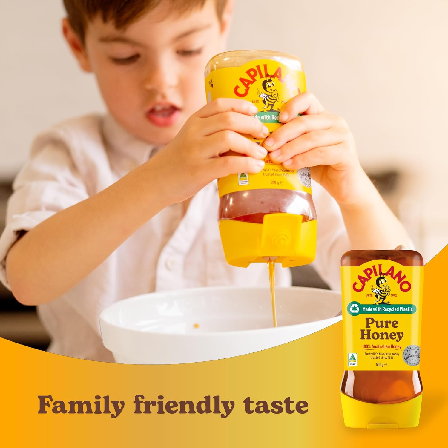 Capilano 100% Pure Australian, Premium, Easy-Pour Squeeze Bottle, 500G image number 5